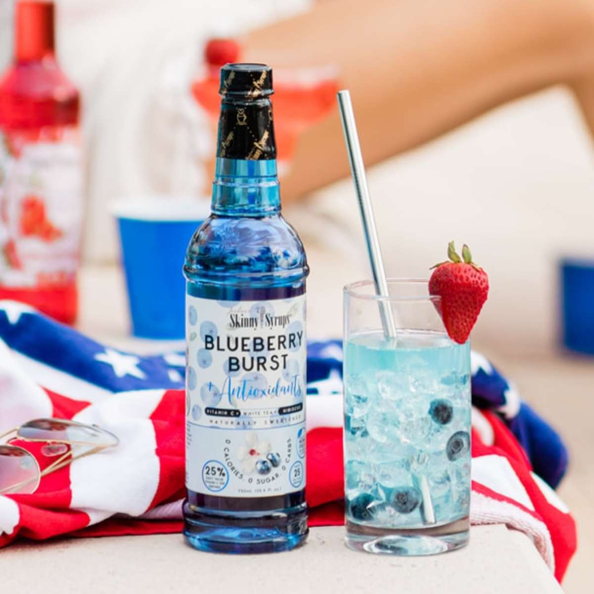 Blueberry Burst + Antioxidants Syrup - Skinny Mixes