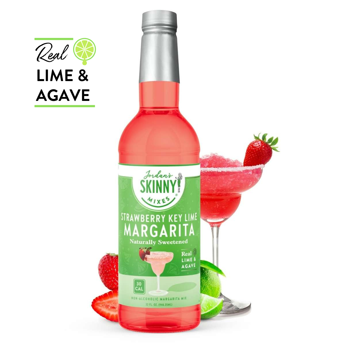 Natural Strawberry Key Lime Margarita