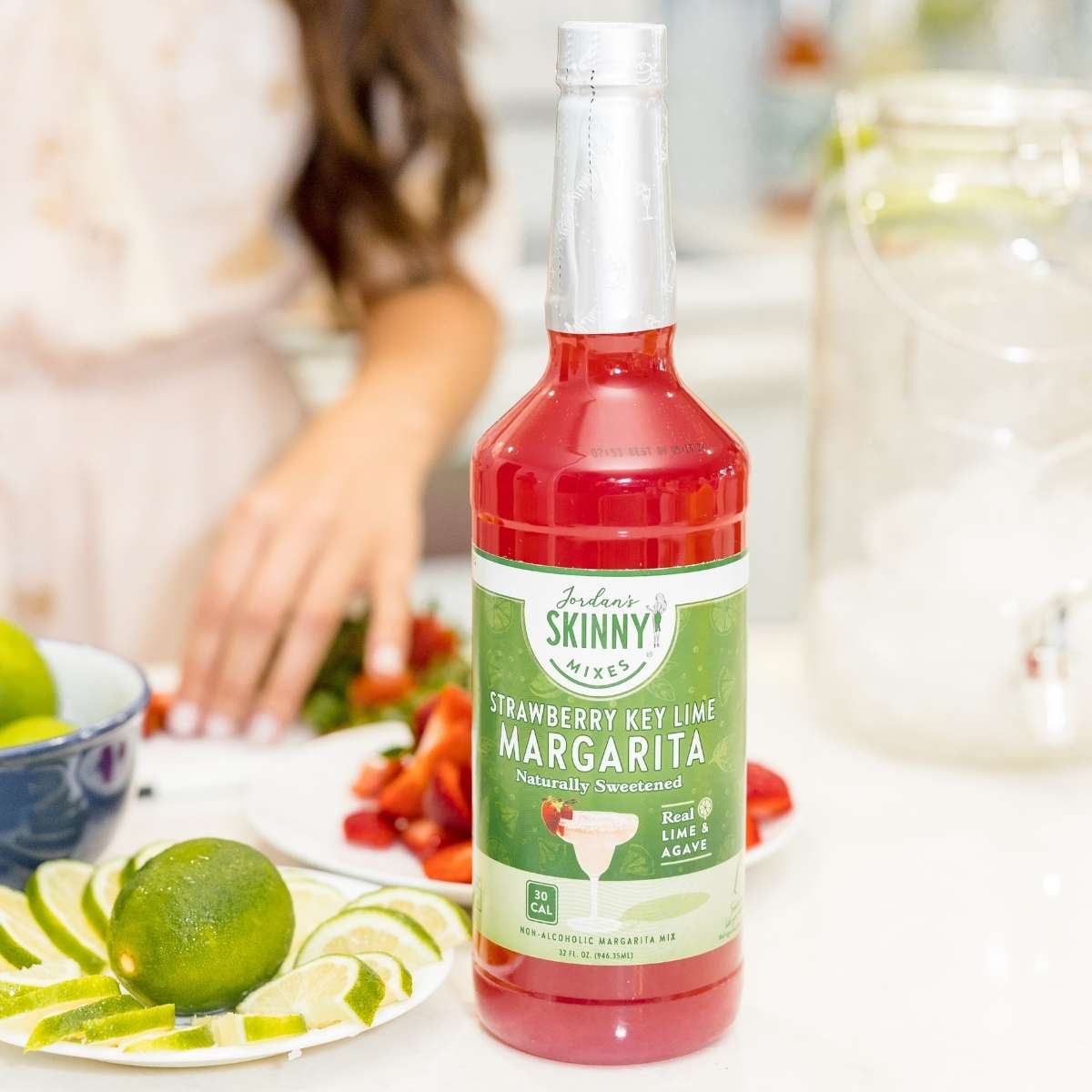 Natural Strawberry Key Lime Margarita - Skinny Mixes