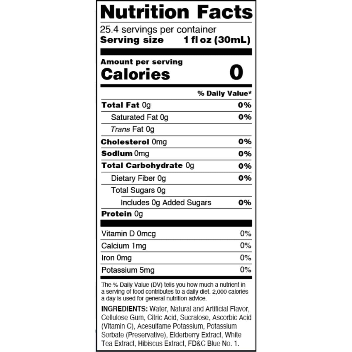 Blueberry Burst + Antioxidants Syrup - Skinny Mixes