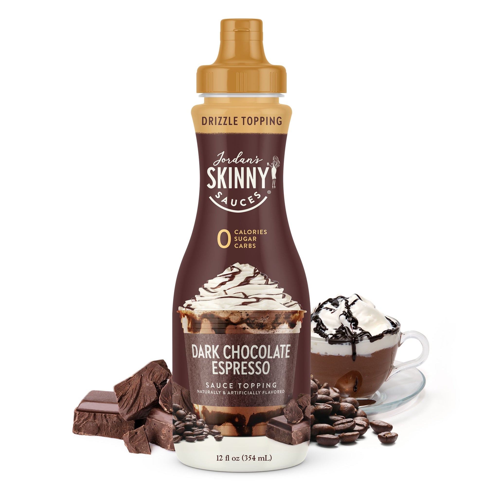 Sugar Free Dark Chocolate Espresso Sauce - Skinny Mixes