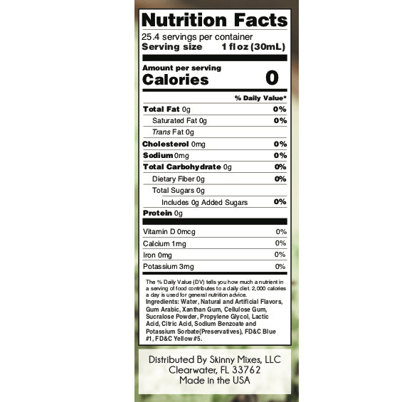 Sugar Free Mint Chocolate Chip Syrup - Skinny Mixes