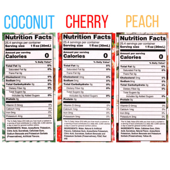 Fruit Syrup Collection - Skinny Mixes