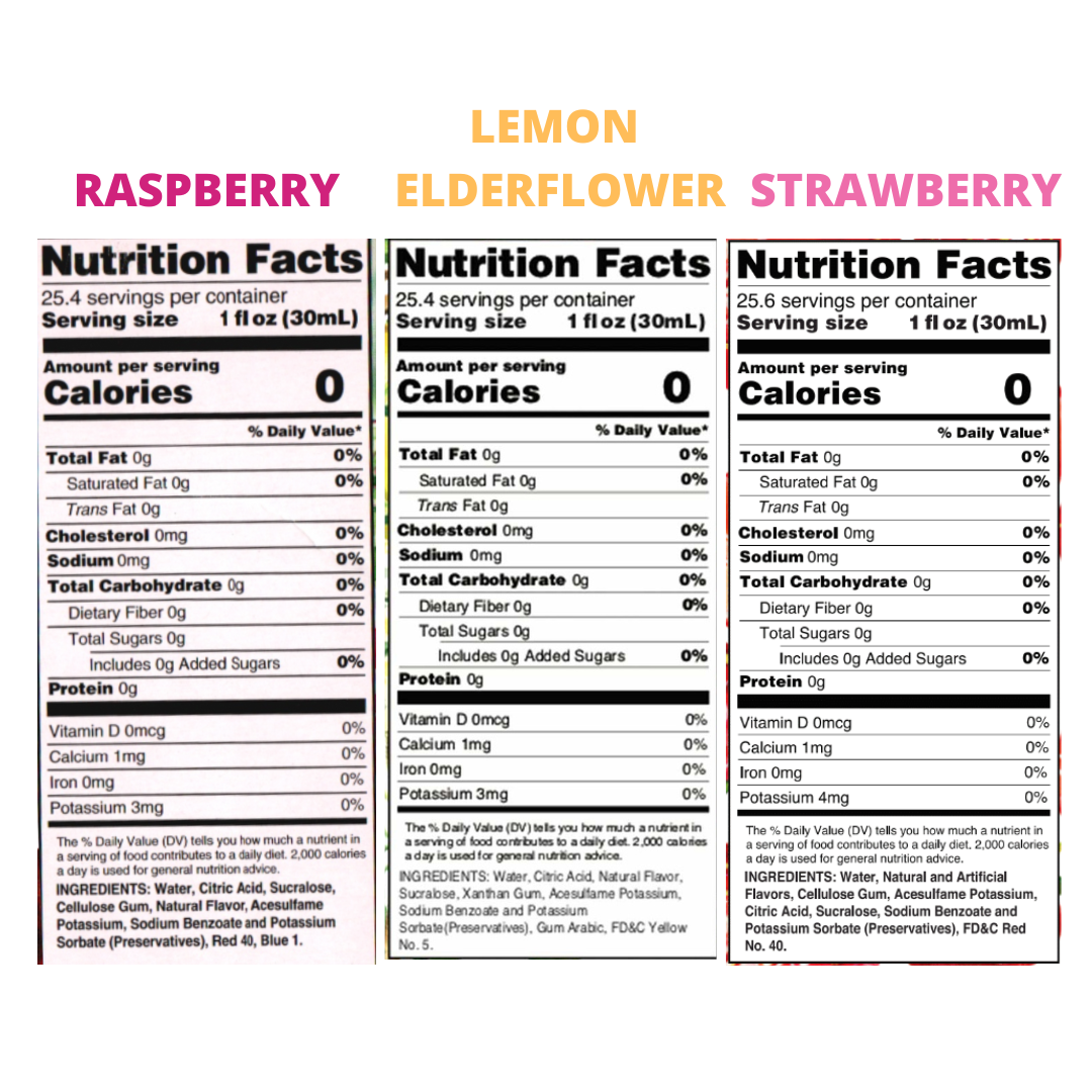 Fruit Syrup Collection - Skinny Mixes