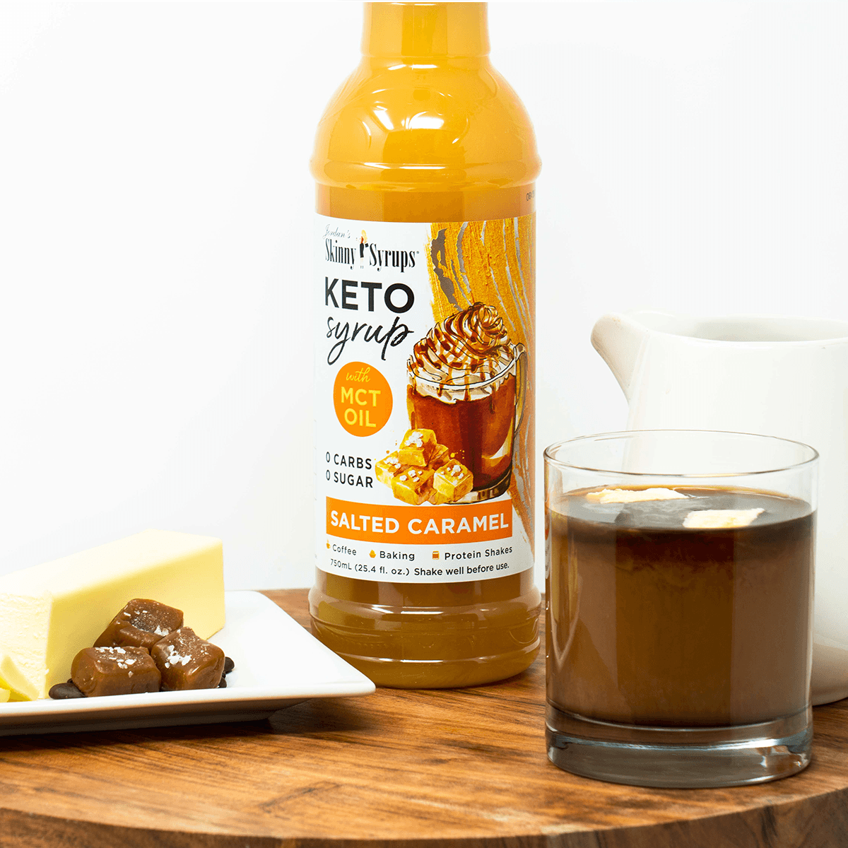 Keto Salted Caramel Syrup with MCT - Skinny Mixes