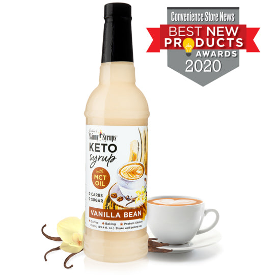 Keto Vanilla Bean Syrup with MCT - Skinny Mixes