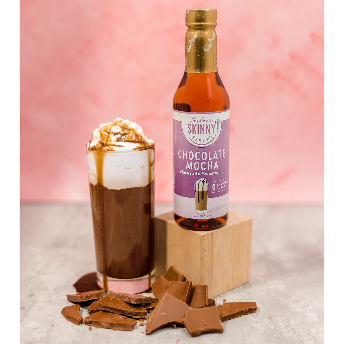 Naturally Sweetened Chocolate Mocha Syrup - Skinny Mixes