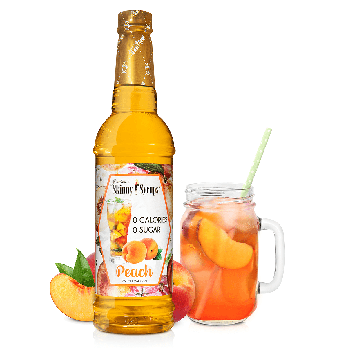 Sugar Free Peach Syrup - Skinny Mixes