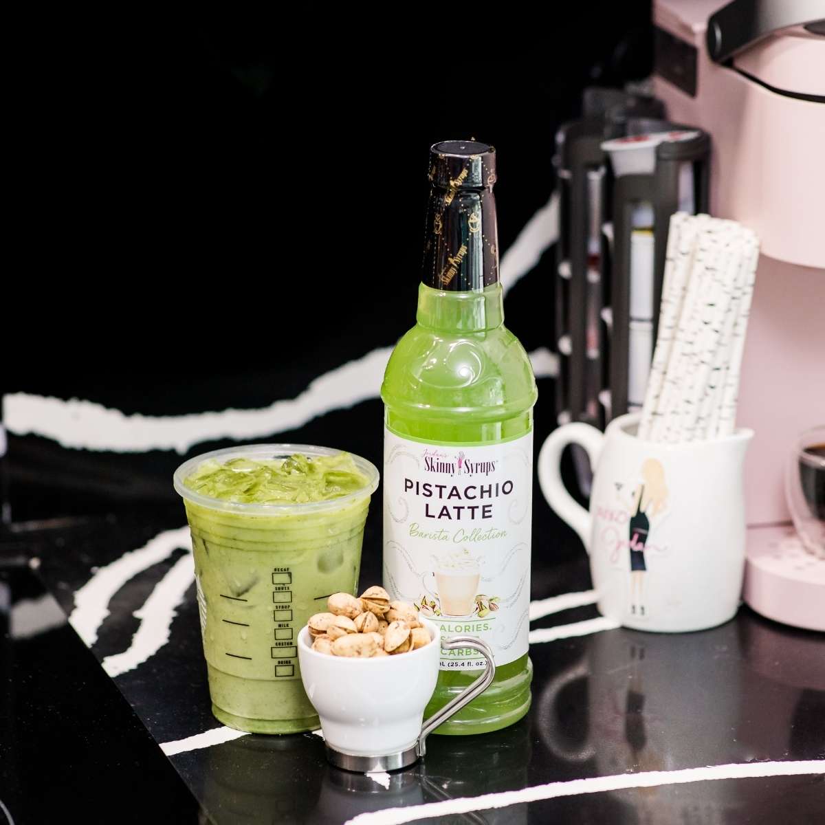 Sugar Free Pistachio Syrup - Skinny Mixes