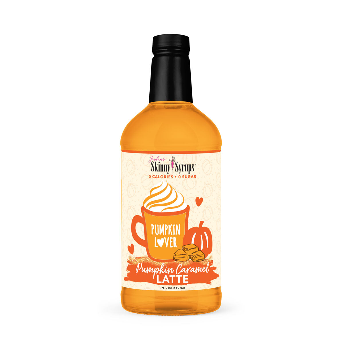 Jumbo Sugar Free Pumpkin Caramel Syrup - Skinny Mixes