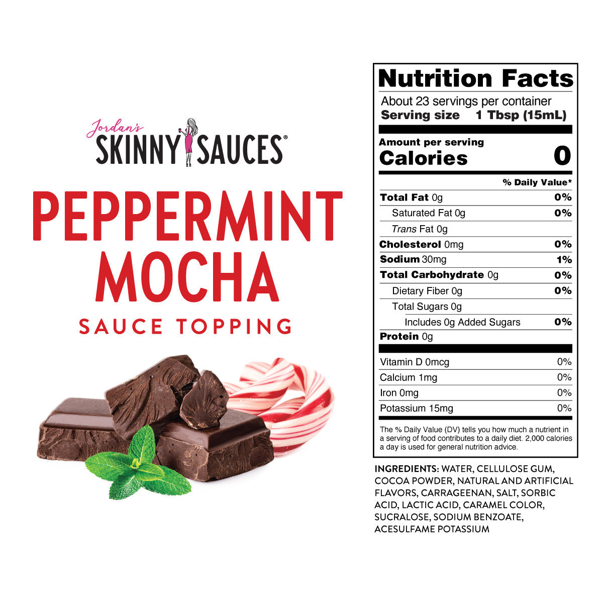 Sugar Free Peppermint Mocha Sauce - Skinny Mixes