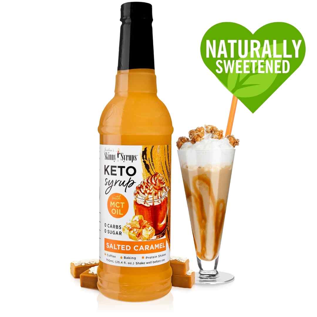 Keto Salted Caramel Syrup with MCT - Skinny Mixes