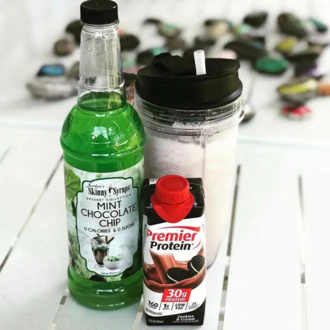 Sugar Free Mint Chocolate Chip Syrup - Skinny Mixes
