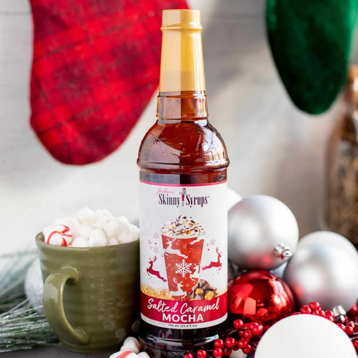 Sugar Free Holiday Salted Caramel Mocha Syrup - Skinny Mixes